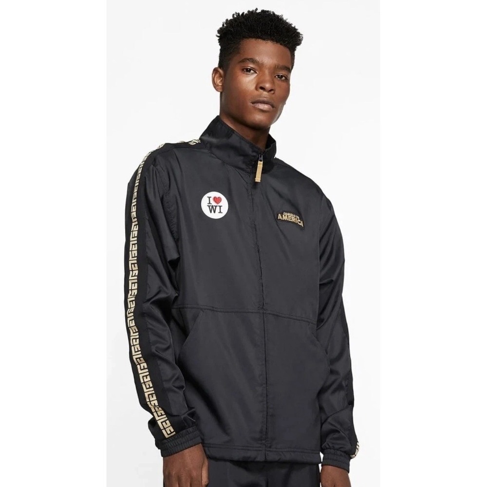 Nike Basketball Giannis Coming To America Track Jacket CQ6308-010 Men's Size XL